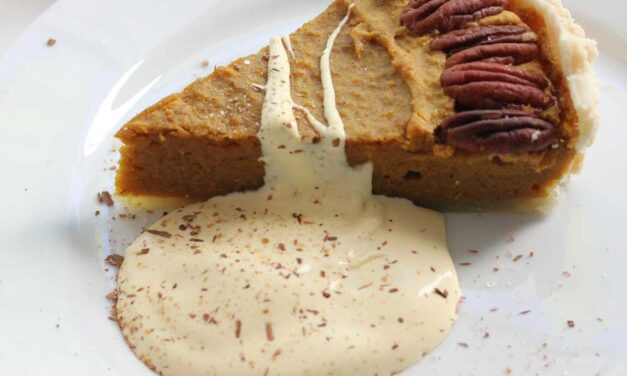 Kathy’s Pecan & Pumpkin Tart