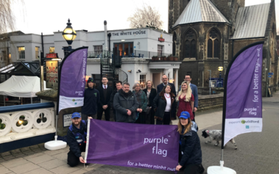 Guildford Town Centre awarded a Purple Flag for seventh year