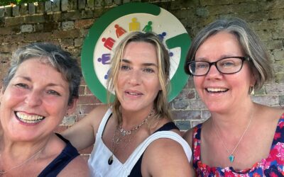 Kate Winslet visits Green Hub teen garden