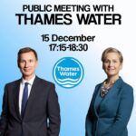 MPs organise public meeting with Thames Water – Friday 15th December