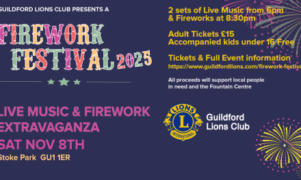 The Guildford Lions Firework Festival is on Saturday 8th November!