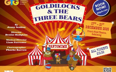 Win a pair of tickets to see Goldilocks and the Three Bears in Godalming on Wednesday 17th December