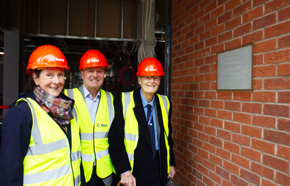 Foundation stone laid at Phyllis Tuckwell’s new hospice