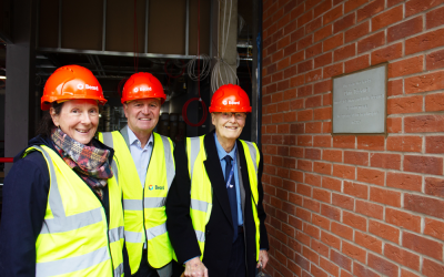 Foundation stone laid at Phyllis Tuckwell’s new hospice