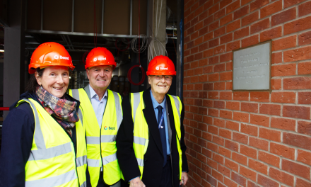 Foundation stone laid at Phyllis Tuckwell’s new hospice