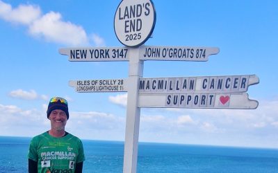 Local man Ben runs America – in the UK – to raise funds for Macmillan Cancer