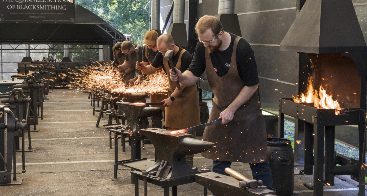 Blacksmithing and creative arts offered as routes into work for young people excluded from standard pathways