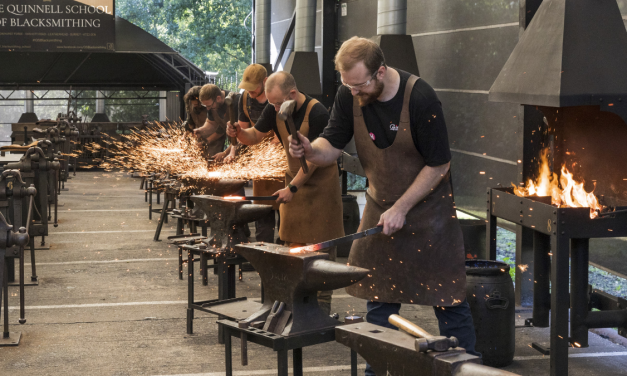 Blacksmithing and creative arts offered as routes into work for young people excluded from standard pathways