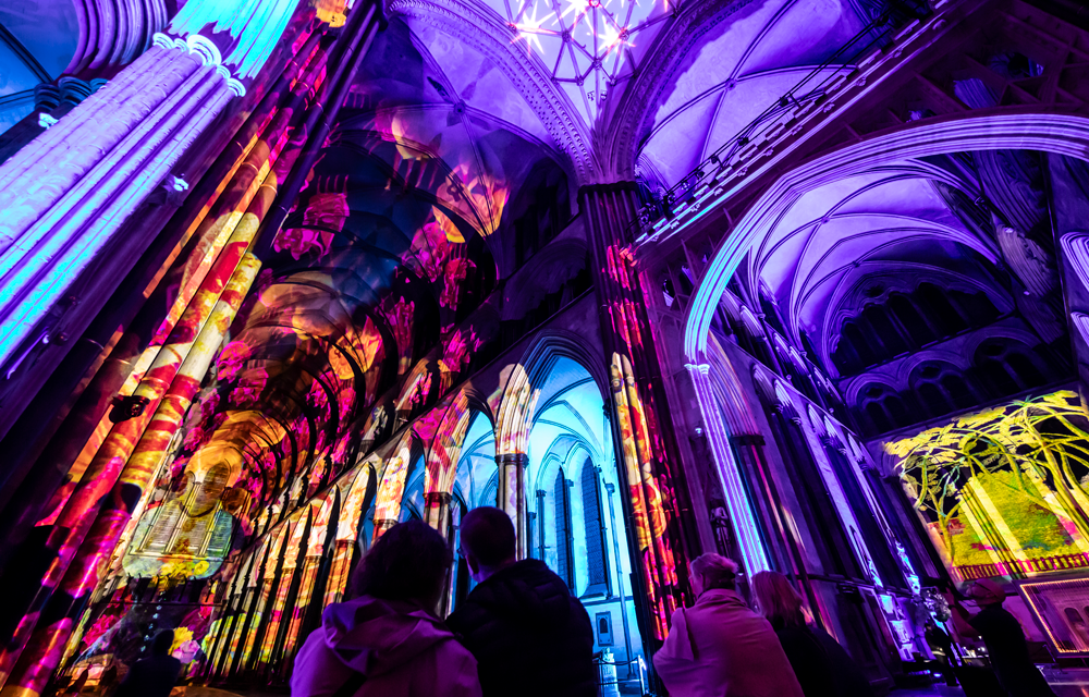 Win a pair of tickets to Chichester Cathedral’s Illuminating Art Light Experience